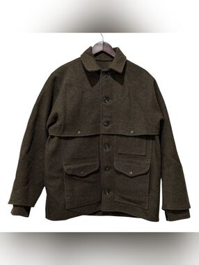 VTG Filson Style 83 Double Macinaw Cruiser Jacket - Forest Green -Sz 40 Med NWOT